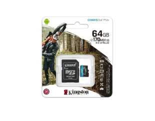 Kingston Memorije kartice KINGSTON SDCG3/64GB/microSDXC/64GB/Class10 U3/170MB/s-90MB/s+adapter
